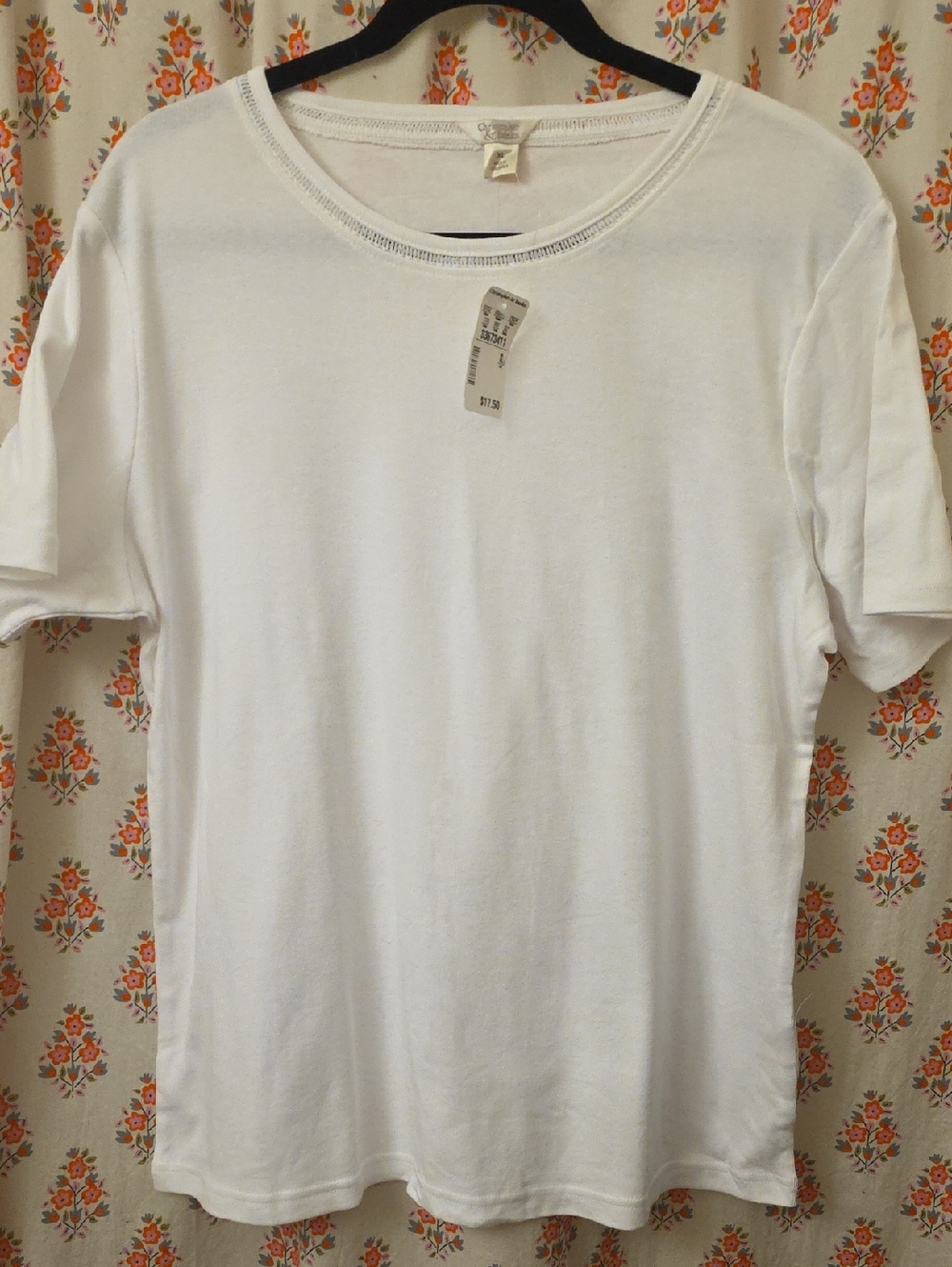 Christopher & Banks Men’s White Short Sleeve Crew Tee